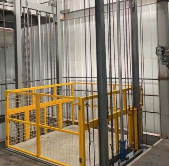 川汇导轨式升降机一般加工周期